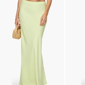 L*Space honeydew maxi skirt